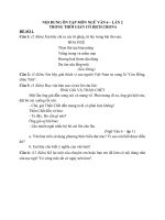 BÀI TẬP TRONG THỜI GIAN CÓ DỊCH CORONA (MÔN NGỮ VĂN 6 - LẦN 2)