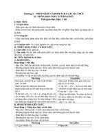 Giáo án toán 8 ĐS chương I chuẩn theo công văn 5512