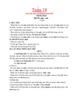 Giáo Án lớp 1C tuần 19