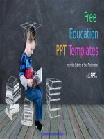 Chalk Drawn Books PowerPoint Templates