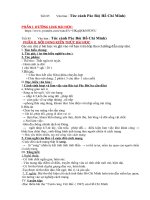 Tiết 85 Văn bản : Tức cảnh Pác Bó( Hồ Chí Minh)