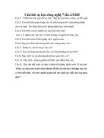 đề cương ôn tập các môn khối 7 lần 3