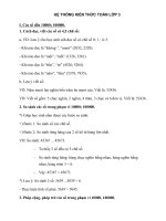 Tải TỔNG HỢP KIẾN THỨC TOÁN LỚP 3 [Đầy Đủ - Hay Nhất]