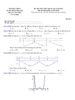 Đề phát triển từ đề minh họa 2021   toán   GV lê diễm   đề 3   có lời giải 