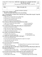 Đề kiểm tra 1 tiết Môn Công dân