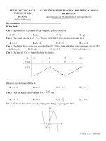 Đề phát triển từ đề minh họa 2021   toán   GV thầy liêm   đề 2   có lời giải 