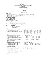 Giáo án lớp 1A_ Tuần 15_GV: Nguyễn Thị Thu Phương