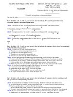 đề đáp án kscl lần 3 môn tiếng anh năm học 2017 2018 thpt phạm công bình