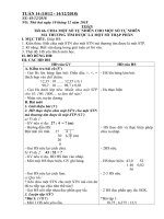 Giáo án tuần 14 lớp 5 năm học 2018 - 2019