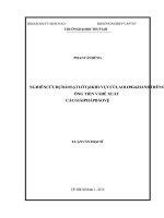 (Luận văn thạc sĩ file word) Nghiên cứu đề xuất giải pháp công trình phòng chống xói lở bờ biển khu vực Cồn Bửng, huyện Thanh Phú, tỉnh Bến Tre
