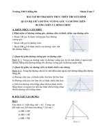 đường xiên và hình chiếu. Luyện tập)