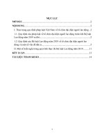Phân tích những điểm mới về tổ chức đại diện của người lao động theo Bộ luật lao động 2019