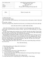 Đề kiểm tra cuối kì 1 - môn Tiếng Việt lớp 3 - đề 1