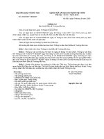 Thông tư 28 Điều lệ trường tiểu học