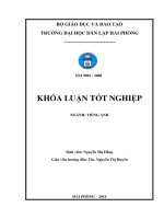 A study on common pronunciation mistakes faced by first year english majors at haiphong private university 