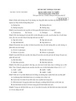 10 đề thi thử thpt quốc gia môn sinh học 2019 và đáp án