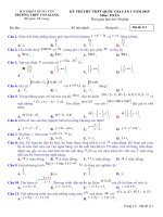 10 đề thi thử thpt quốc gia môn toán 2019 và đáp án lần 2
