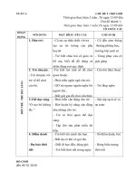 giáo án tuần 3 đò chơi quen thuộc NT D1 2020-2021