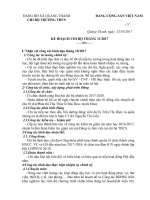 KE HOACH CHI BO THANG 11 NAM 2017