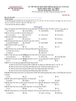 Đề phát triển từ đề minh họa 2021   hóa   GV trần đức tuấn  đề 6   có lời giải 