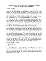 Chuyên đề thể dục - Năm học 2018-2019 Một số biện pháp giúp học sinh lớp 5 thực hành tốt môn thể thao tự chọn: Đá cầu