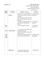 GIÁO ÁN TUẦN 26 MỘT SỐ QĐ VÀ PT GT ĐƯỜNG BỘ ( 5 A2 2020-2021)