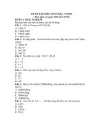 Đề ôn tập - khối 5, đợt 4