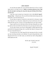 (Luận văn thạc sĩ file word) Nghiên cứu phương pháp lựa chọn tổ hợp máy thi công hợp lý, áp dụng cho công trình nâng cấp hệ thống đê Hữu Hồng  tỉnh Hà Nam