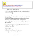 Đề thi HKI Lý 7-5 (tham khảo )