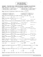 Trắc Nghiệm Số Phức 2019