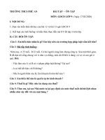 BÀI TẬP TỰ HỌC TẠI NHÀ MÔN GDCD 9