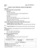 Giáo án Tin học 9 - Tuần 5