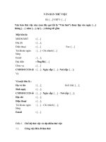 Mẫu văn bản thỏa thuận giữa hai bên