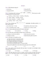 10 đề thi thử môn hóa 2019 có đáp án