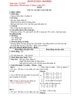 Giáo án lớp 4 tuần 27 năm học 2020 - 2021