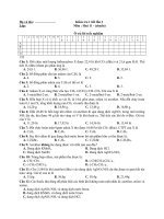 12 đề kiểm tra 1 tiết lần 3 môn hóa khối 11