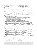 12 đề kiểm tra 1 tiết lần 3 môn hóa khối 11