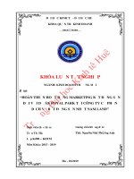 Luận văn kinh tế HOÀN THIỆN HOẠT ĐỘNG MARKETING BẤT ĐỘNG SẢN ĐỐI VỚI DỰ ÁN ROYAL PARK