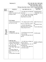 Giáo án tuần 22 