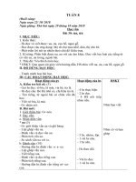 Giáo án lớp 1D- tuần 8