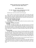 DIEU HOA HOAT DONG OPERON LAC KHI MOI TRUONG KHONG CO LACTOZO