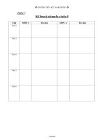 Giáo án Toán Lớp 3 - Tuần 5 - Năm học 2004-2005 - Trường Tiểu học Hanh Thông