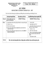 Quy trình đăng ký học tại Trung tâm Đào tạo - Chỉ đạo tuyến