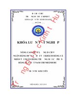 Luận văn kinh tế NÂNG CAO CHẤT LƯỢNG DỊCH VỤ NGÂN HÀNG ĐIỆN TỬ ĐỐI VỚI KHÁCH HÀNG CÁ NHÂN TẠI NGÂN HÀNG THƯƠNG MẠI