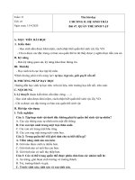 SINH 9_CHƯƠNG II. HỆ SINH THÁI Bài 47. QUẦN THỂ SINH VẬT