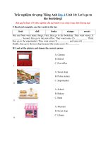 Tải Trắc nghiệm từ vựng Tiếng Anh lớp 4 Unit 16: Let’s go to the bookshop! - Từ vựng tiếng Anh lớp 4 Unit 16