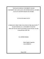 A thematic structure analysis of the essays by 2nd year students at a university in hanoi 