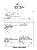Giáo án tổng hợp lớp 3 - Tuần học 30 năm học 2012
