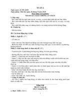 Giáo án Lớp 1D tuần 4