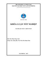 Hoàn thiện công tác kiểm toán khoản mục doanh thu bán hàng và giá vốn hàng bán trong kiểm toán báo cáo tài chính do công ty TNHH kiểm toán việt anh chi nhánh hải phòng thực hiện 